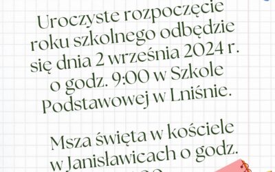 Uroczyste rozpoczecie roku szkolego 2024/2025