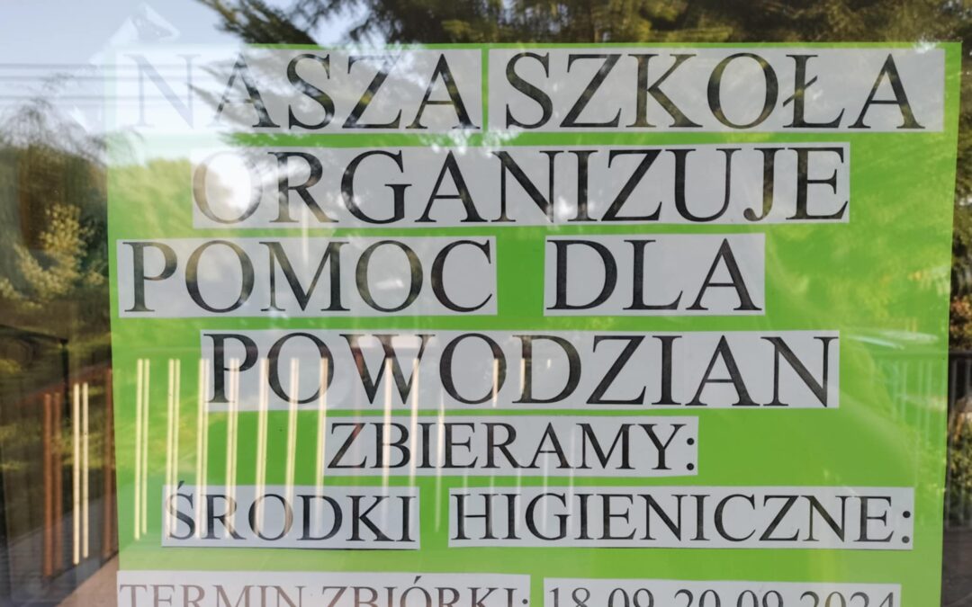 Akcja charytatywna dla Powodzian