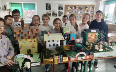 Makiety Akademii Pana Kleksa – twórcza praca klasy IV